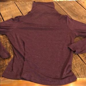 Express cropped turtleneck sheer